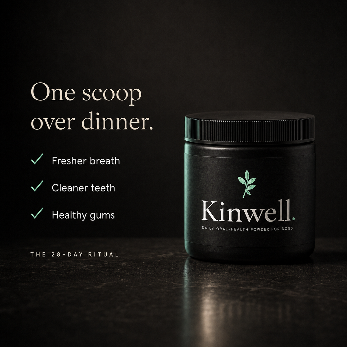 Kinwell — Daily Oral-Health Powder for Dogs
