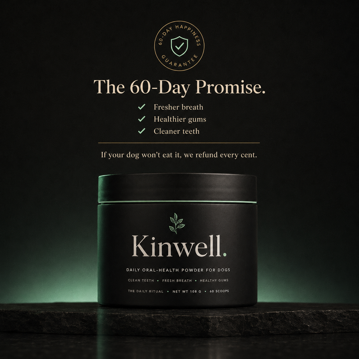 Kinwell Daily Oral-Health Powder for Dogs